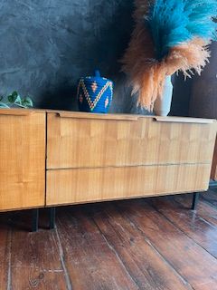 sideboard mid century hellerau kommode holz vintage wäscheschrank in Berlin