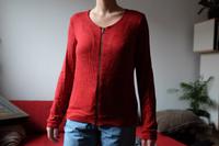 Cardigan Bluse Jacke rot Aygills Viskose Weihnachten festlich Hamburg-Mitte - Hamburg Wilhelmsburg Vorschau