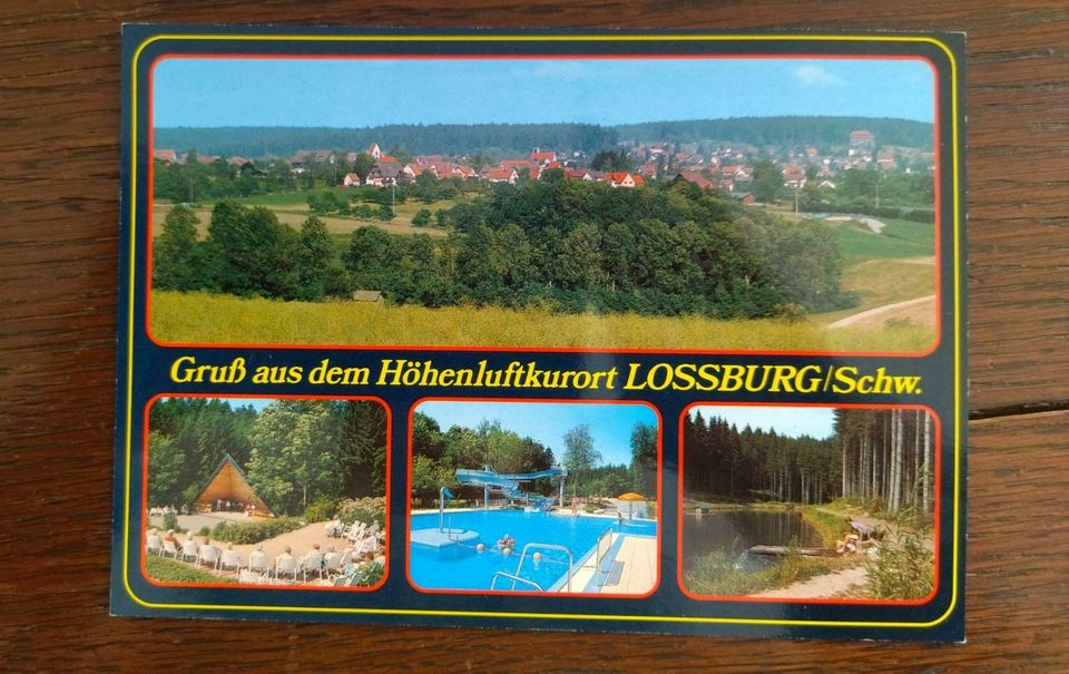 Postkarten Lossburg und Freudenstadt Schwarzwald in Schlüchtern