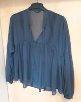 Only Bluse Oberteil Shirt Babydoll blau Gr. 42 Bayern - Bad Grönenbach Vorschau