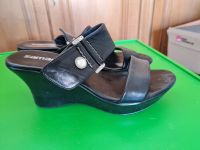 Schwarze Highheels mit Keilabsatz von Zamagni Gr. 40 Hessen - Gründau Vorschau