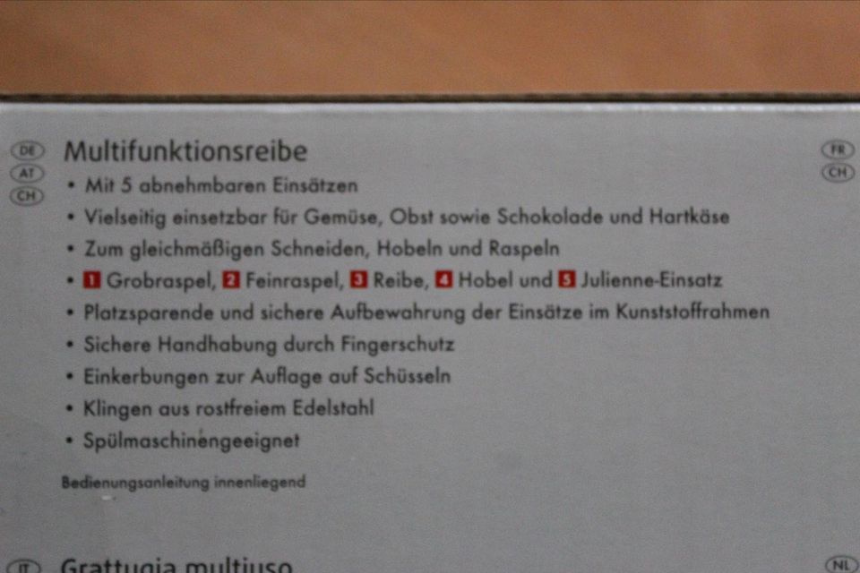 Ernesto Multifunktionsreibe Küche in Nordenholz