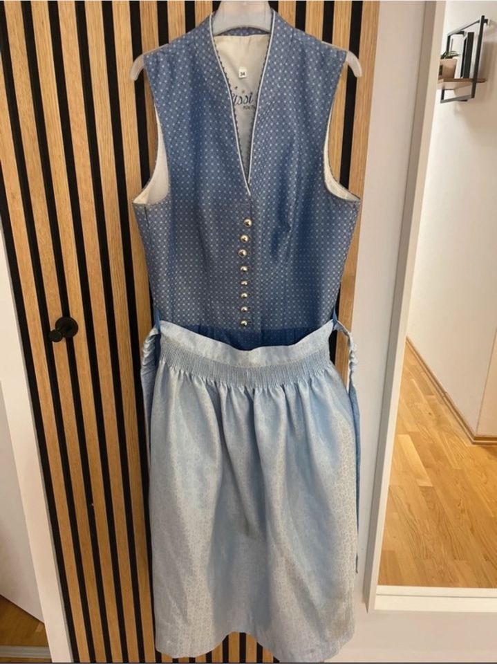 Dirndl limited Edition sissi ey edle Tracht eisblau in Beratzhausen