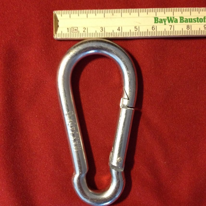 Karabiner - Max. 345kg - ø 10mm - unbenutzt in Lappersdorf