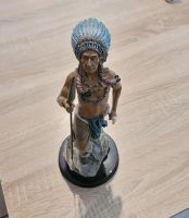 Indianer Figur ca. 33 am hoch auf Holzsockel Rheinland-Pfalz - Katzweiler Vorschau