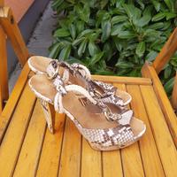 Bally damen High Heels Sandaletten gr.36 bunt fast Neu West - Unterliederbach Vorschau