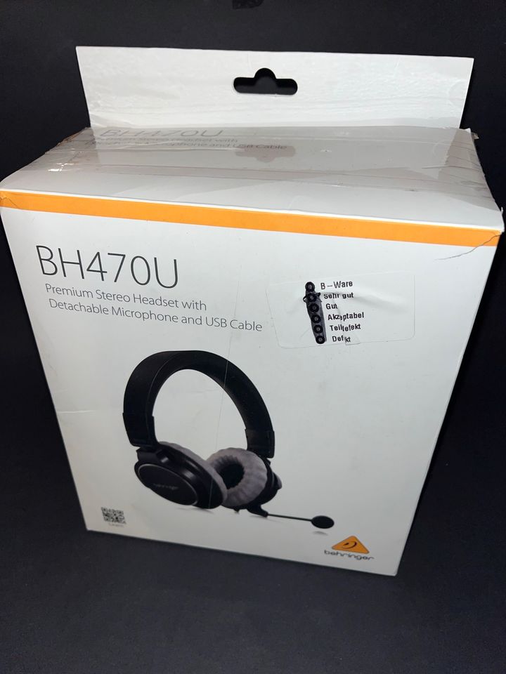 Behringer BH470U Headset USB Klinke Kopfhörer in Nuthe-Urstromtal