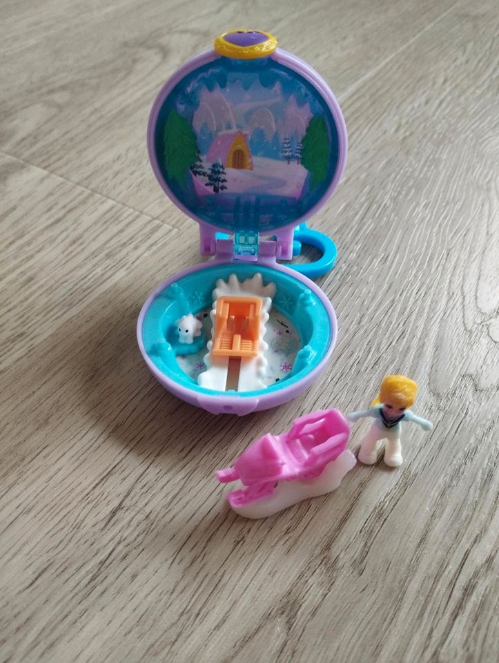 Polly Pocket Mini Schatulle Schneemobil in Holzwickede