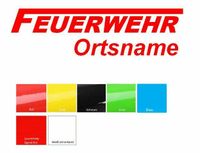 1x Feuerwehr Aufkleber mit Wunschtext Autoaufkleber!!! Rheinland-Pfalz - Volxheim Vorschau