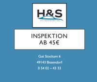 Inspektion ab 45€, Kfz-Werkstatt, Reparatur, Auto Niedersachsen - Bissendorf Vorschau