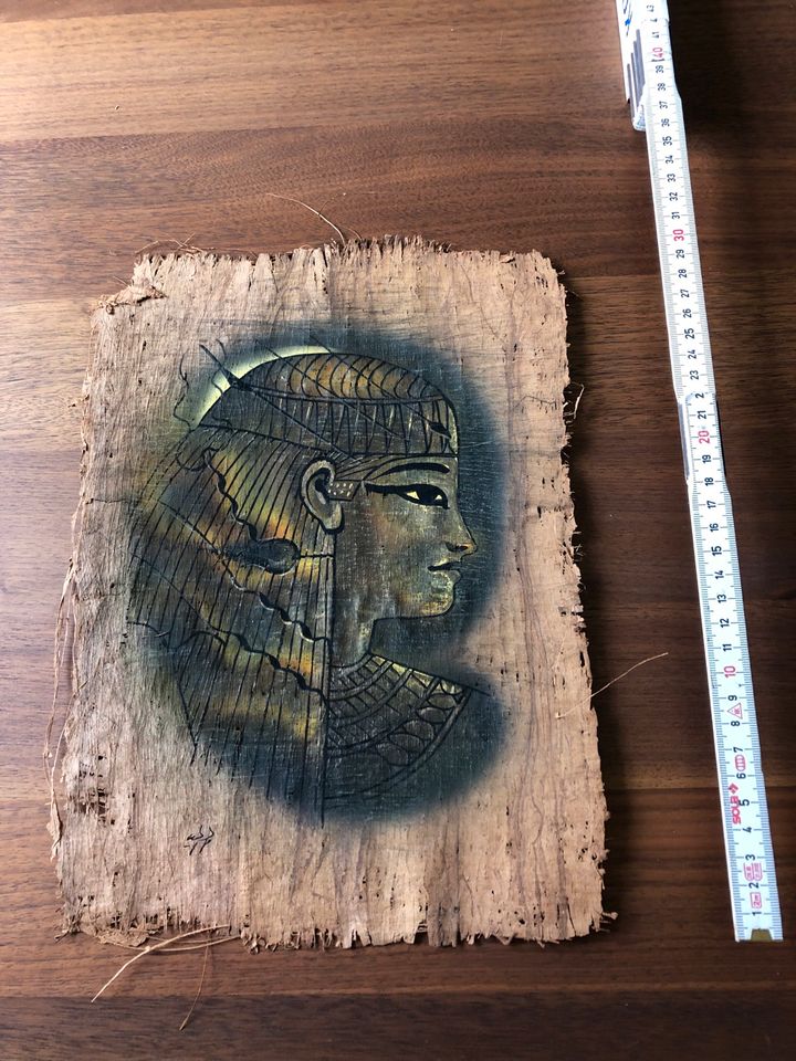 Ägypten echter Papyrus Papyrusbilder handgemalt in Köln