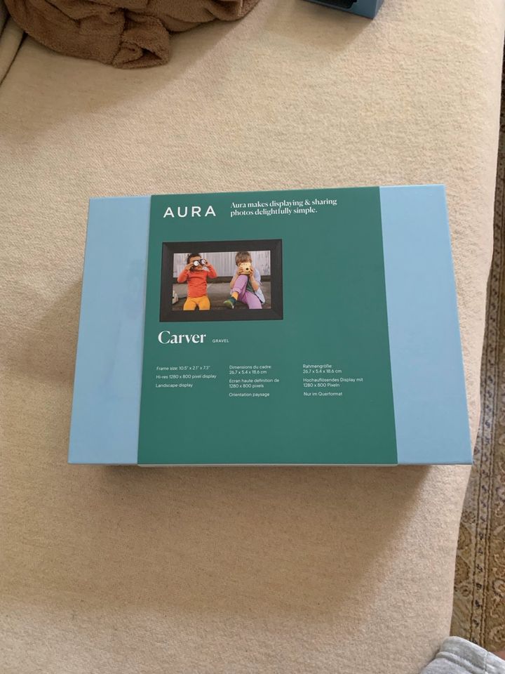 Aura Carver Digitaler Bilderrahmen 10,1 Zoll HD WLAN in Berlin