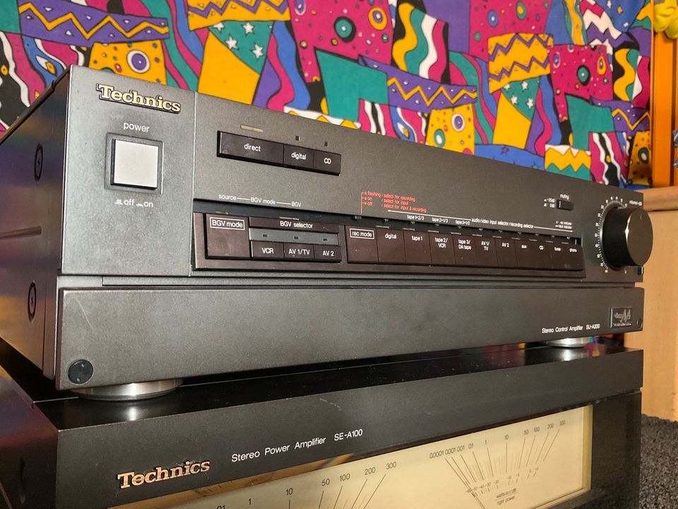 Technics SE-A100 und SU-A200 Hifi Endstufe und Vorverstärker 220V in Loßburg