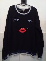 Esprit Damen Sweater Sweatshirt Pulli Kuss Lipstick Schwarz XL 42 Dortmund - Hörde Vorschau