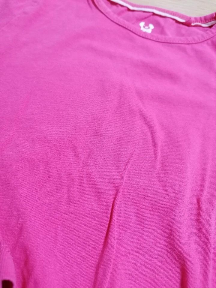 LangarmShirts Shirts Pullover 110/116 weiß pink Katzen Sterne in Radeberg