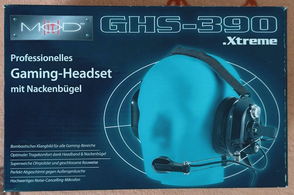 Professionelles Gaming-Headset mit Nackenbügel "GHS-390.Xtreme" in Karlsruhe