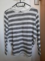 weiß schwarz gestreifter Pullover / Gr. M / H&M Sachsen - Wyhratal Vorschau