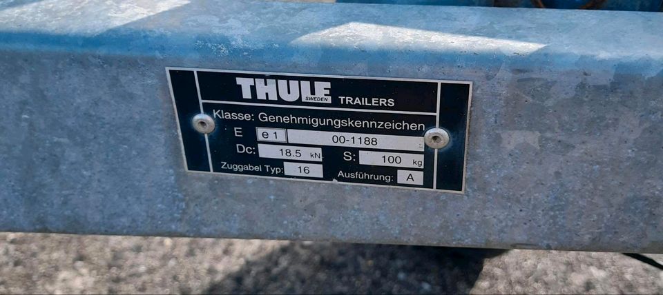 Anhänger Thule 2000 kg mit TÜV 06/25 in Bitburg