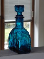 Blaue Glasflasche mit luftdichtem Verschlussdeckel Niedersachsen - Bremervörde Vorschau