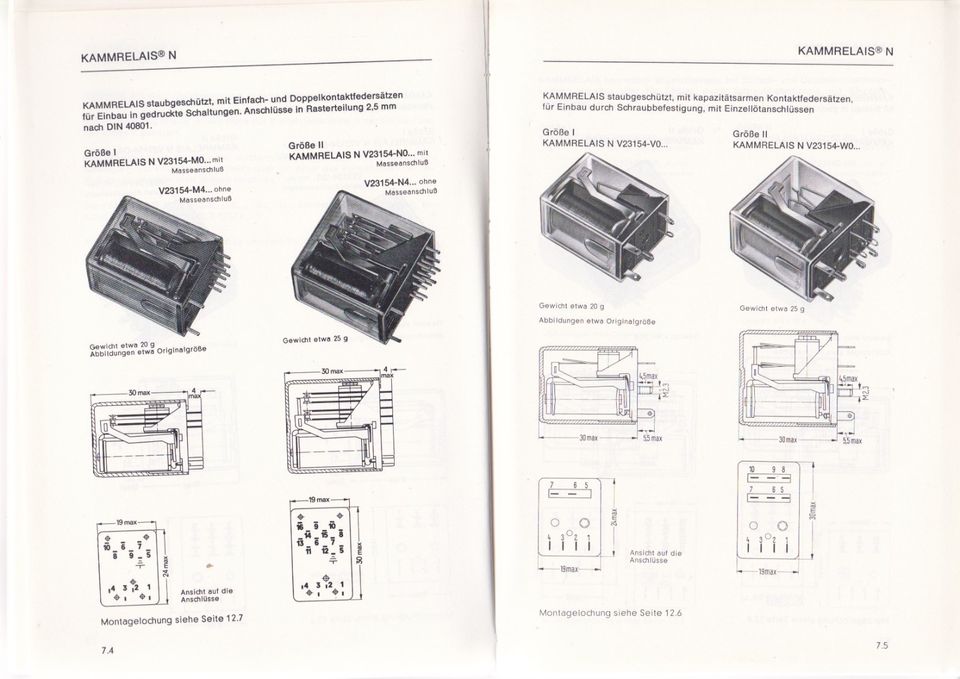 SIEMENS KAMMRELAIS N, V23154-D0421-F104 mit 2 Wechel 24V +Fassung in Kochel am See