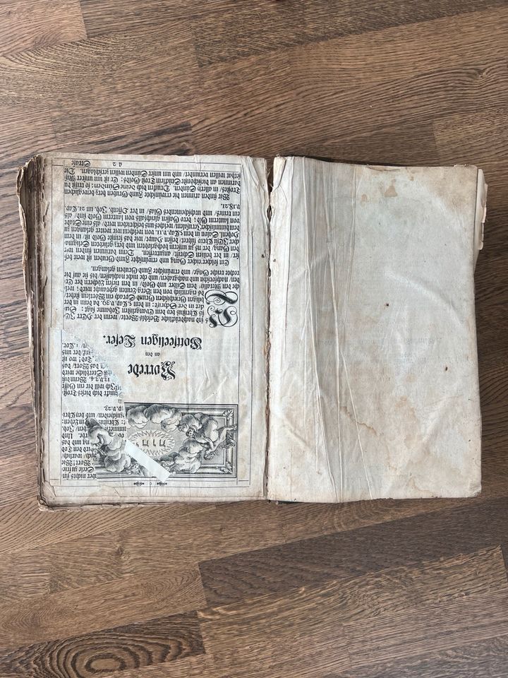 Antike Original Biblia Luther Bibel von 1522   Heilige Schrift in München