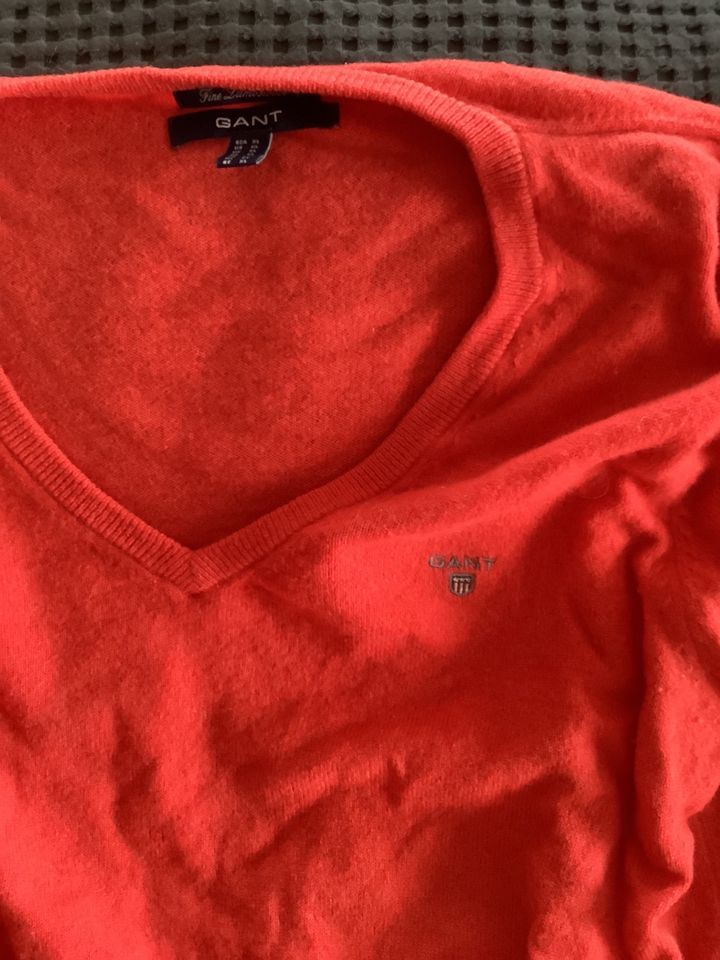 Gant Pullover Orange Lammwolle in Bonn