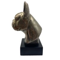 Hund Statue 18 Boston Terrier Bronze Harz Skulptur Figur Hessen - Karben Vorschau