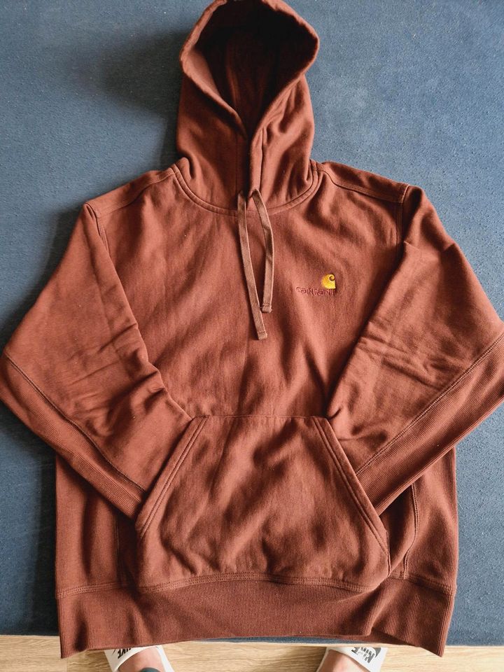 Carhartt american script hoodie in Dresden