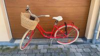 Damen Fahrrad in Rot mit Front Korb Bayern - Schechen Vorschau