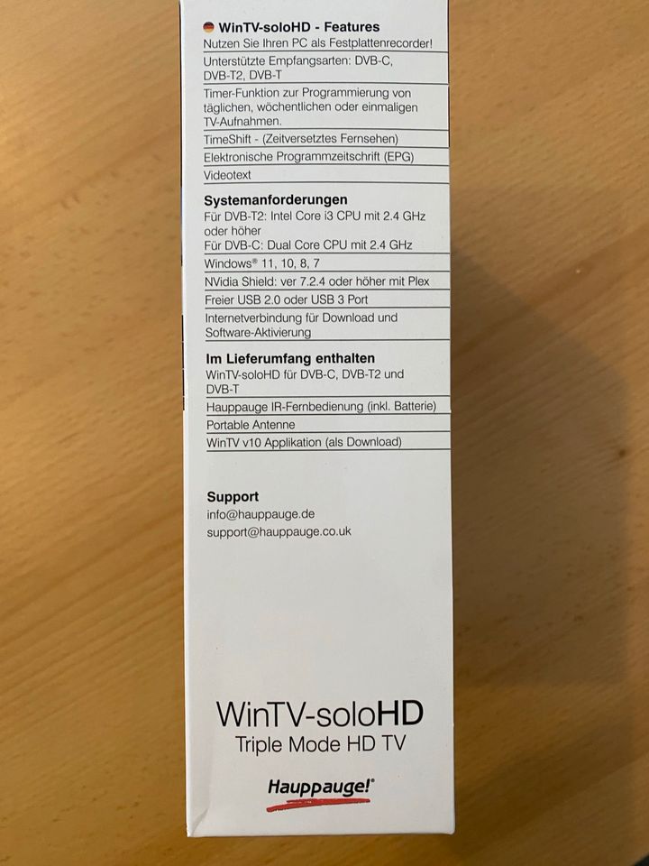 Hauppauge WinTV Solo HD *nagelneu* in Netphen