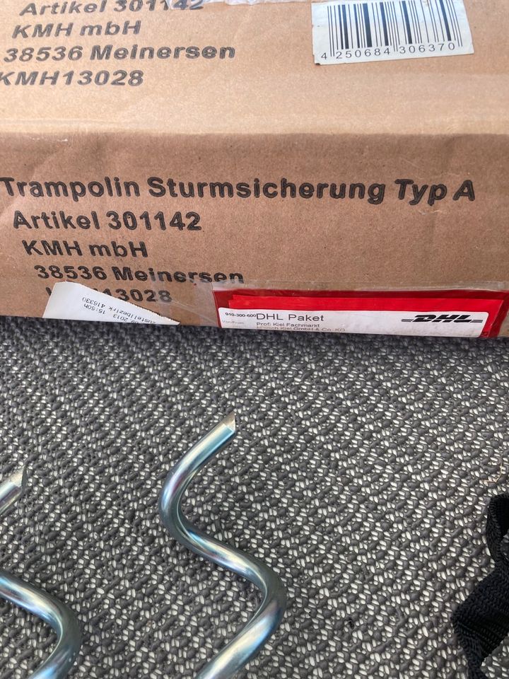 Trampolin Sturmsicherung 6 Teil NEU in Schwabsoien