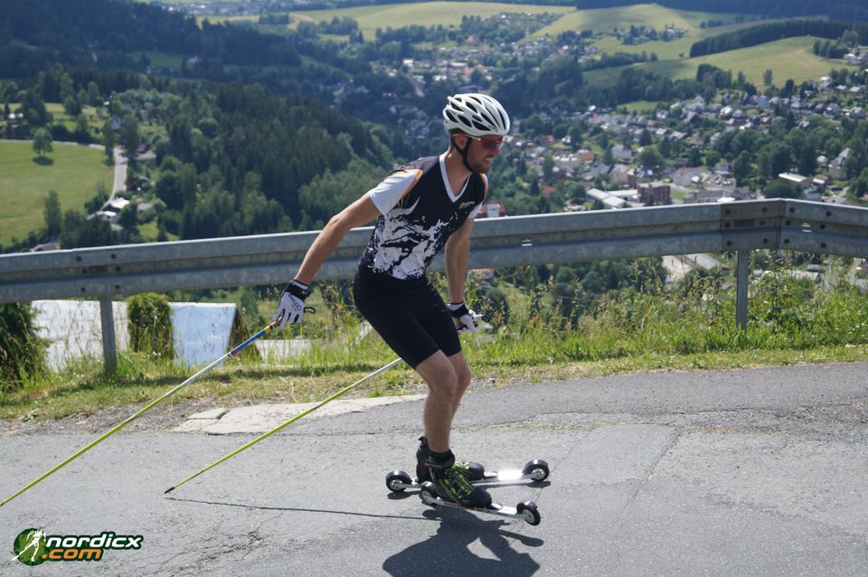 Skiroller / Rollski Camp 2024 Technik, Material, Test mit ÜN + HP in Klingenthal