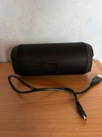 Tragbare Bluetooth Musikbox schwarz mit Ladekabel 19x8cm Bayern - Ebersdorf Vorschau