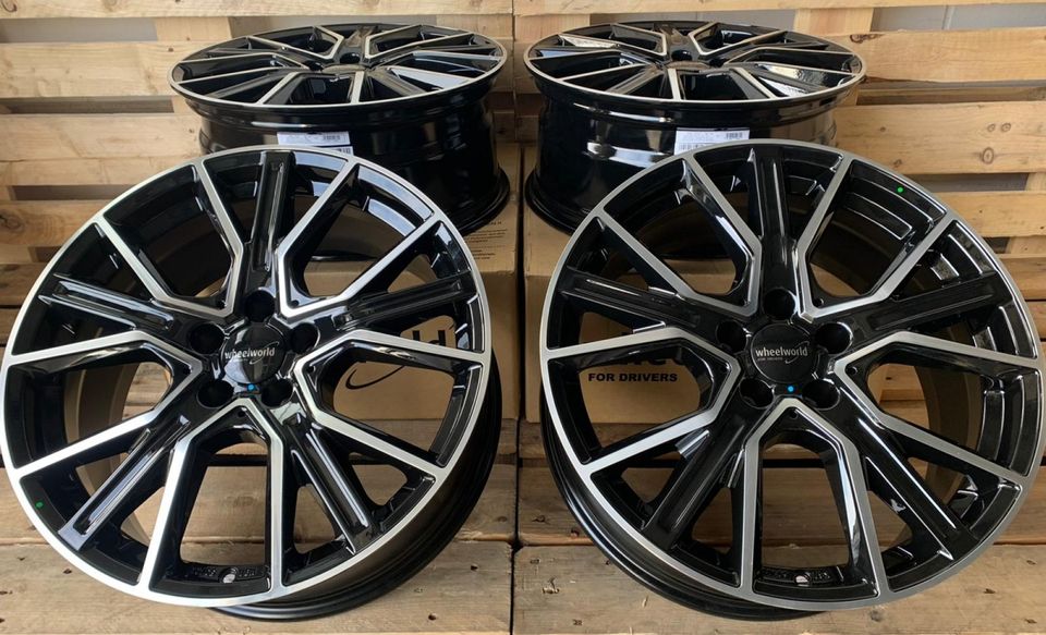 Für BMW 1er Reihe F40 LCI 2er Active F45 U06 Gran Tourer F46 Gran Coupe F2GC X1 U11 F48 X2 F39 Mini Clubman UKL Countryman M Performance Styling WH34 Alufelgen 19 Zoll Schwarz Poliert in Rodgau