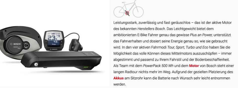 TRENOLI BRENTA COMPACT ACTIVE PLUS BOSCH ACTIVE LINE PLUS eBIKE in Starnberg