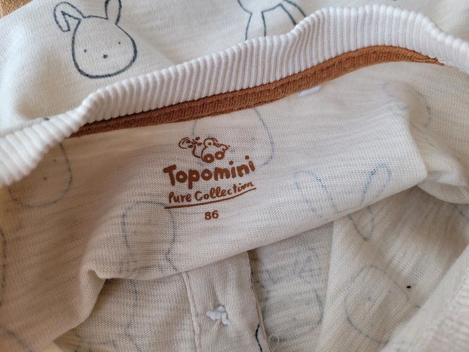 Neu 86 Süßes leichtes Sommer Set Baby Jungen Hose Shirt H&M Topo in Hohenmölsen