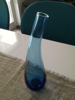 Vase / Glasvase blau 24,5 cm hoch Baden-Württemberg - Trossingen Vorschau