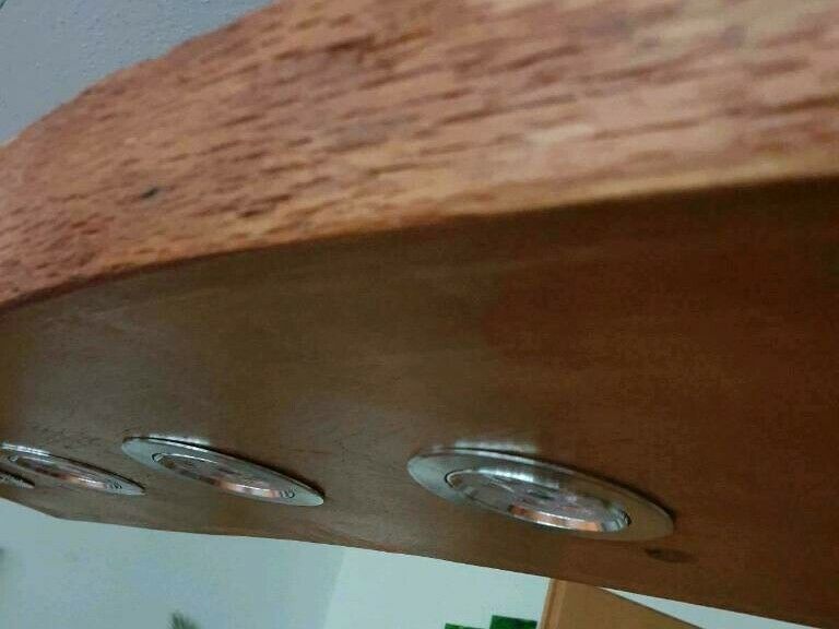 Deckenlampe , Hängelampe aus Massivholz mit LED Beleuchtung in Markgröningen