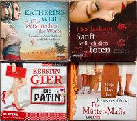 4 Hörbuch Set Frauen Muttertag Gier Jackson Webb Boes Thalbach Nordrhein-Westfalen - Leverkusen Vorschau