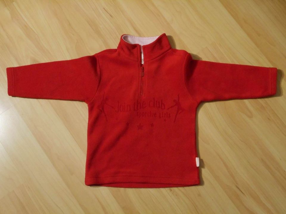 Fleece-Shirt/Pullover, rot, Gr. 116 in Jena