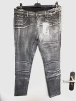 NEU Janina Hose metallic Silber grau Gr. 42 Short Hessen - Bad Homburg Vorschau