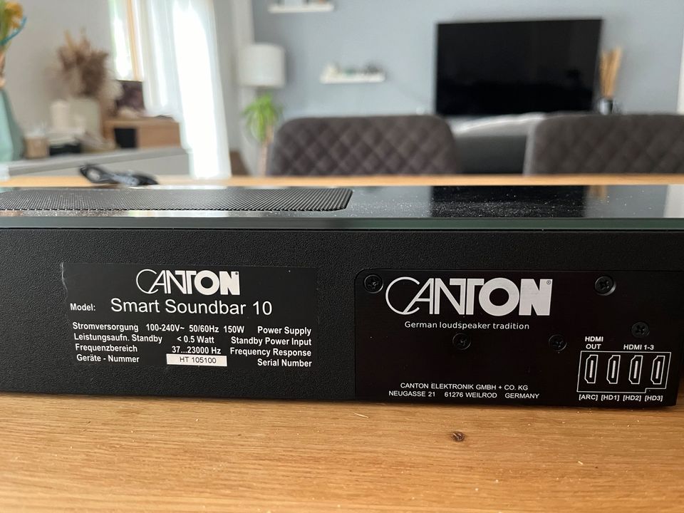 CANTON Smart Soundbar 10 in Lahnstein