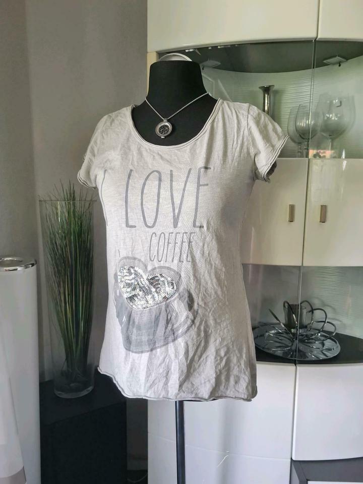 Made in Italy T-Shirt Shirt Blusenshirt Oberteil Tunika 40 42 in Eberstadt