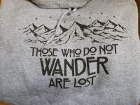 Kapuzenpullover Hoodie Qwertee Those who do not wander Kr. München - Neubiberg Vorschau