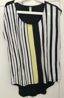 Rainbow Shirt Schwarz/Weiß/Gelb Größe 44/46 Sachsen - Leisnig Vorschau