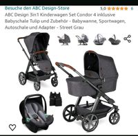 Kinderwagen 3 in 1 von ABC Design Condor 4  in Anthrazit Nordrhein-Westfalen - Kamp-Lintfort Vorschau