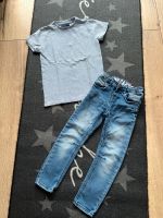 Next cooles Shirt blau & weiche Jeans in 128 Rheinland-Pfalz - Kalt Vorschau