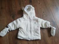 Teddyjacke, flauschige Jacke weiß Gr 62, 3Monate, wie neu Sachsen - Dippoldiswalde Vorschau