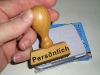 Stempel “Persönlich“ incl. Bürostempelkissen Hessen - Friedberg (Hessen) Vorschau