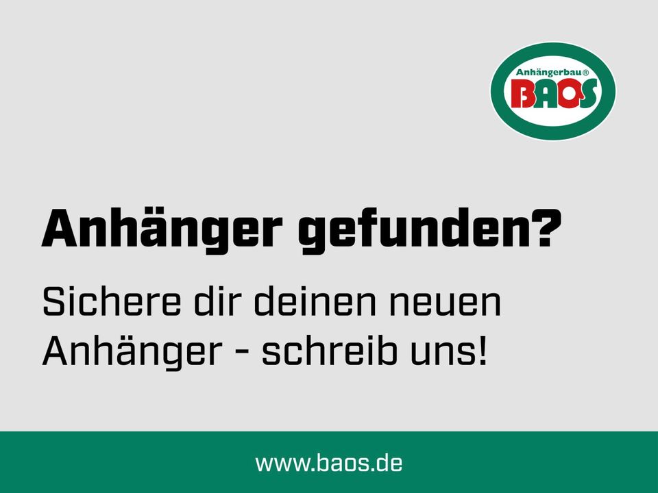 ⭐ BAOS Voll-Aluminium Viehanhänger 5,45x1,95 m Schweine Sauen Kälber Schafe Pkw Anhänger Viehtransport Schweinetransport Schaftransport in Großenkneten